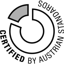 Zertifiziert bei Austrian Standards
